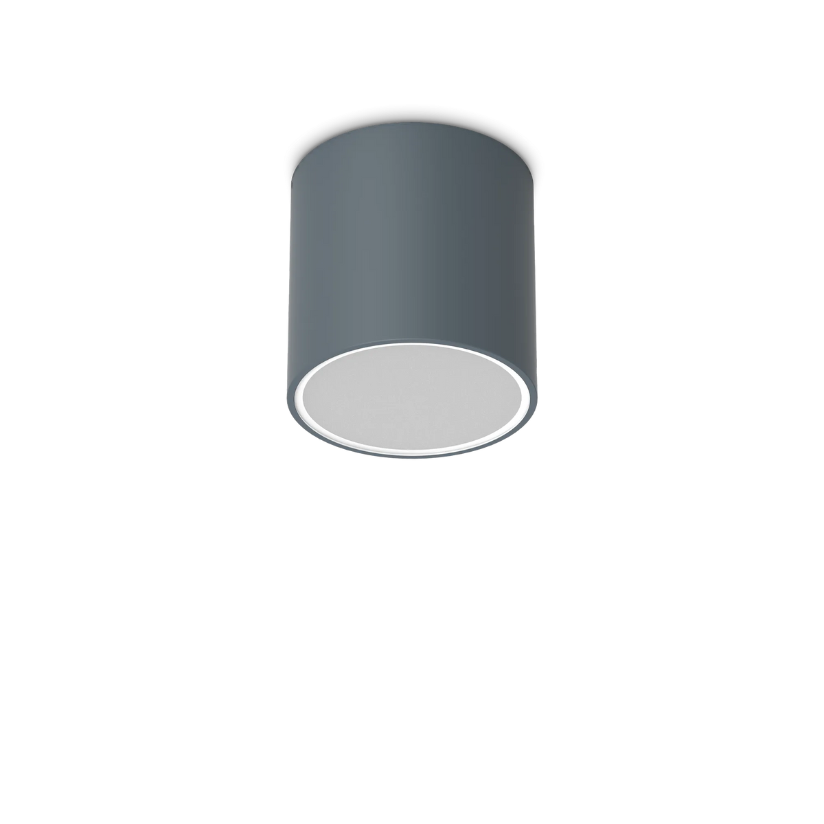Plafonieră de exterior Ideal Lux Techo PL1 Round, antracit, Ø15 cm, 318103