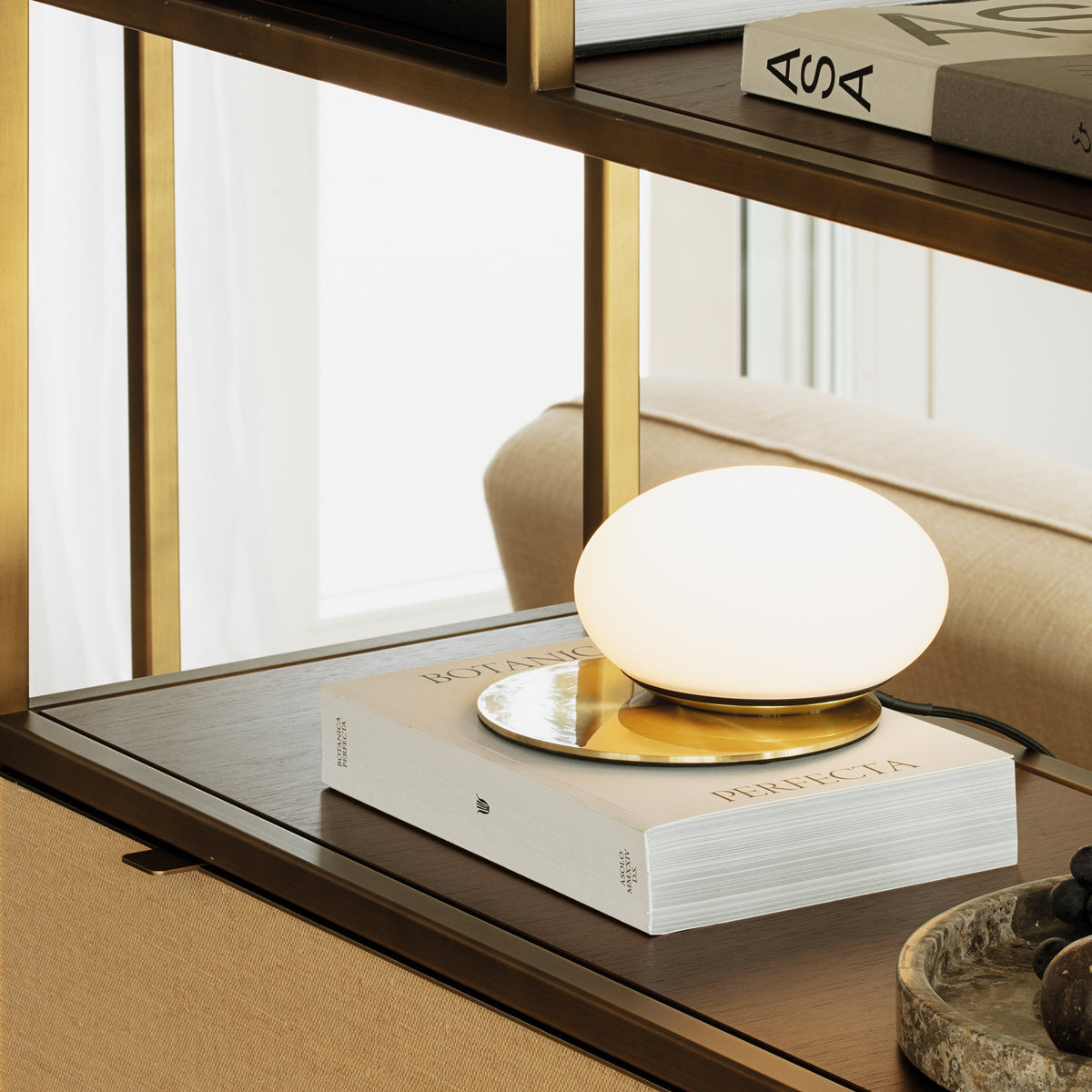 Veioză Ideal Lux Ninfea TL1, alb, 318325