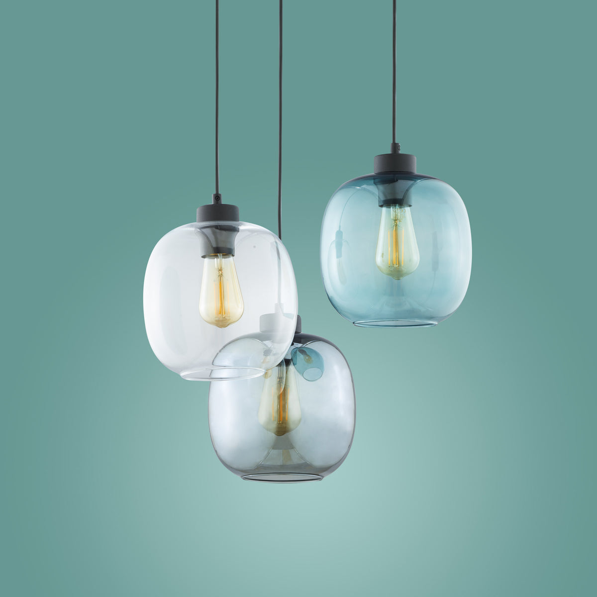 Lustră TK Lighting Elio 3 Rotund, 3 x E27, 3184