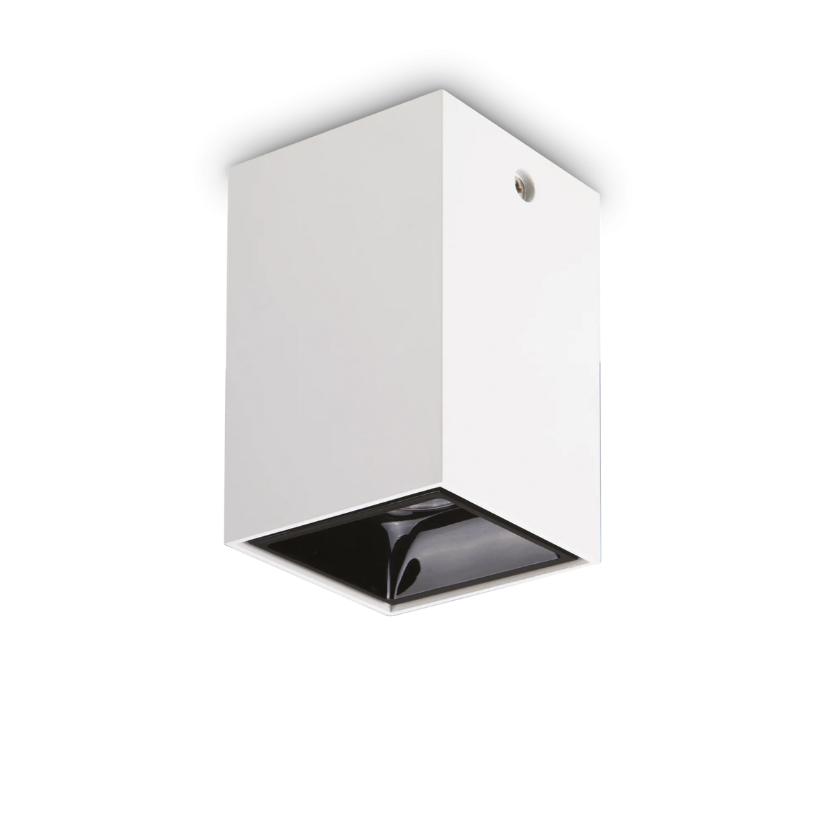 Plafonieră Ideal Lux Nitro Square 3000K, alb, Ø10 cm, 319575