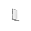 EGO END CAP RECESSED TRIM SENZA FORO WH