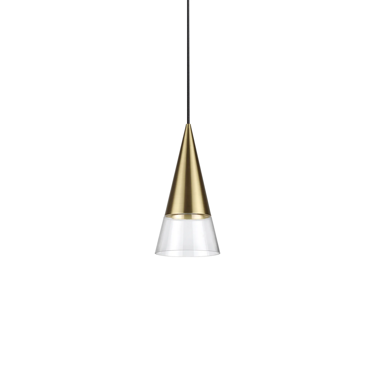 Pendul Ideal Lux Cono SP1, alamă, 321479