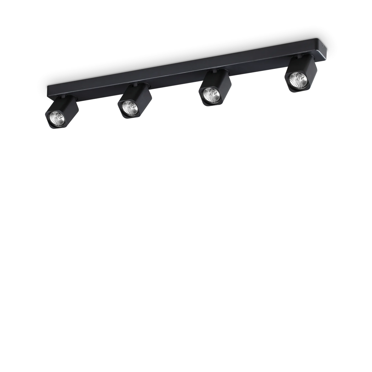 Plafonieră Ideal Lux Rudy PL4 Square, negru, 321523