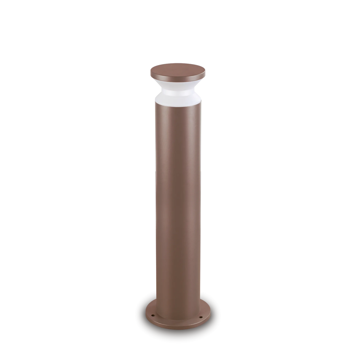 Stâlp de iluminat exterior Ideal Lux Torre PT1, cafea, H80 cm, 321868