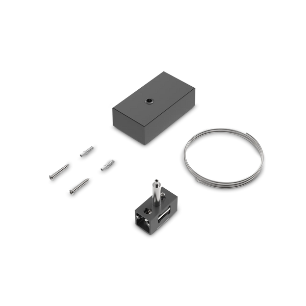 EGO KIT BI-EMISSION CABLE 2 MT + CEILING CUP BK