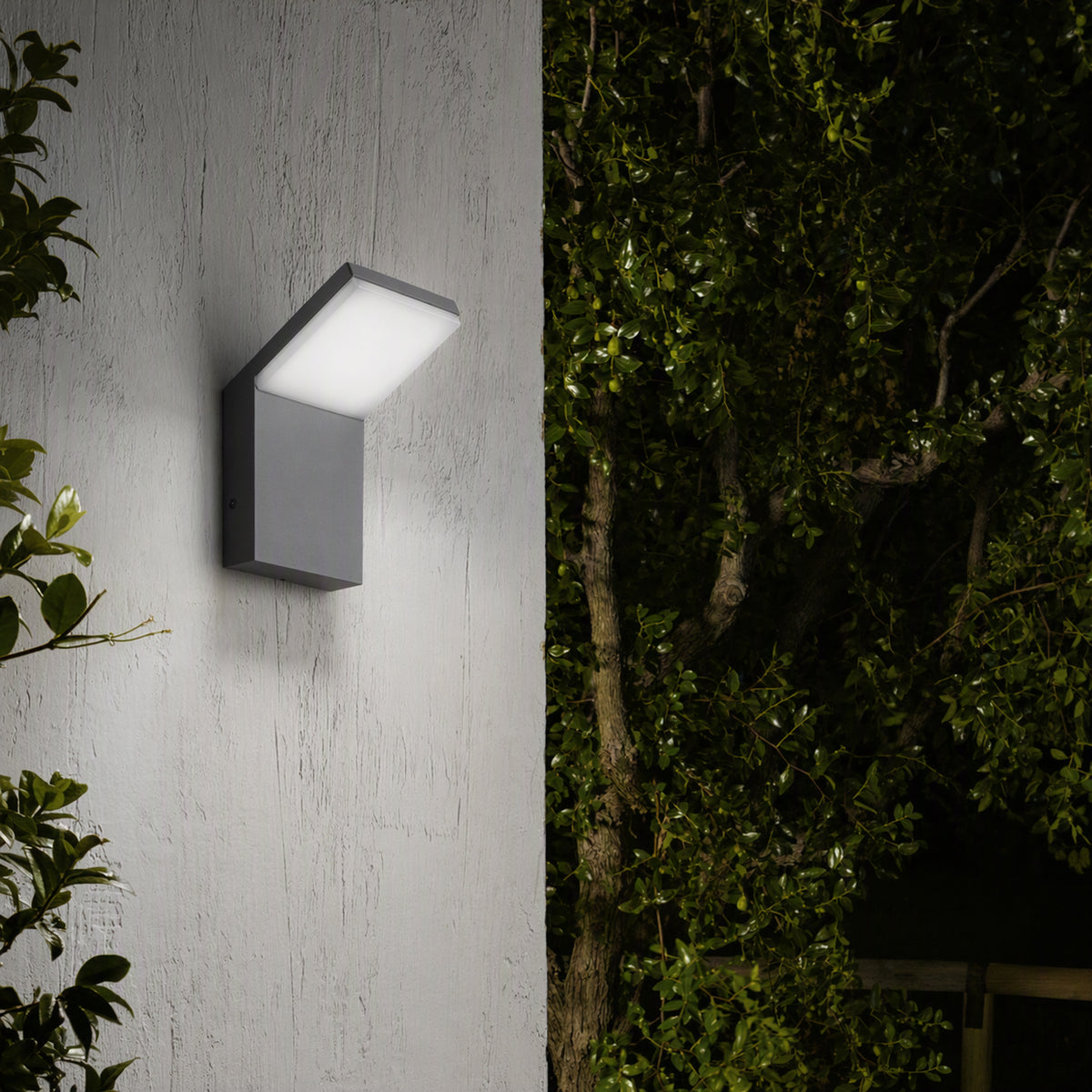 Aplică de exterior Ideal Lux Style 4000K, gri, 322643