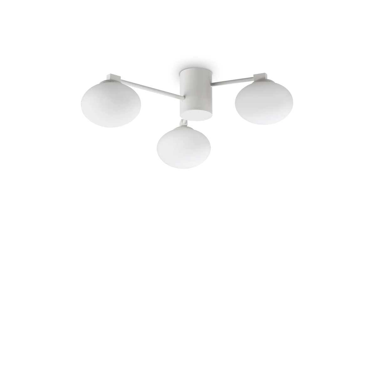 Plafonieră Ideal Lux Hermes PL3, alb, Ø60 cm, 322667