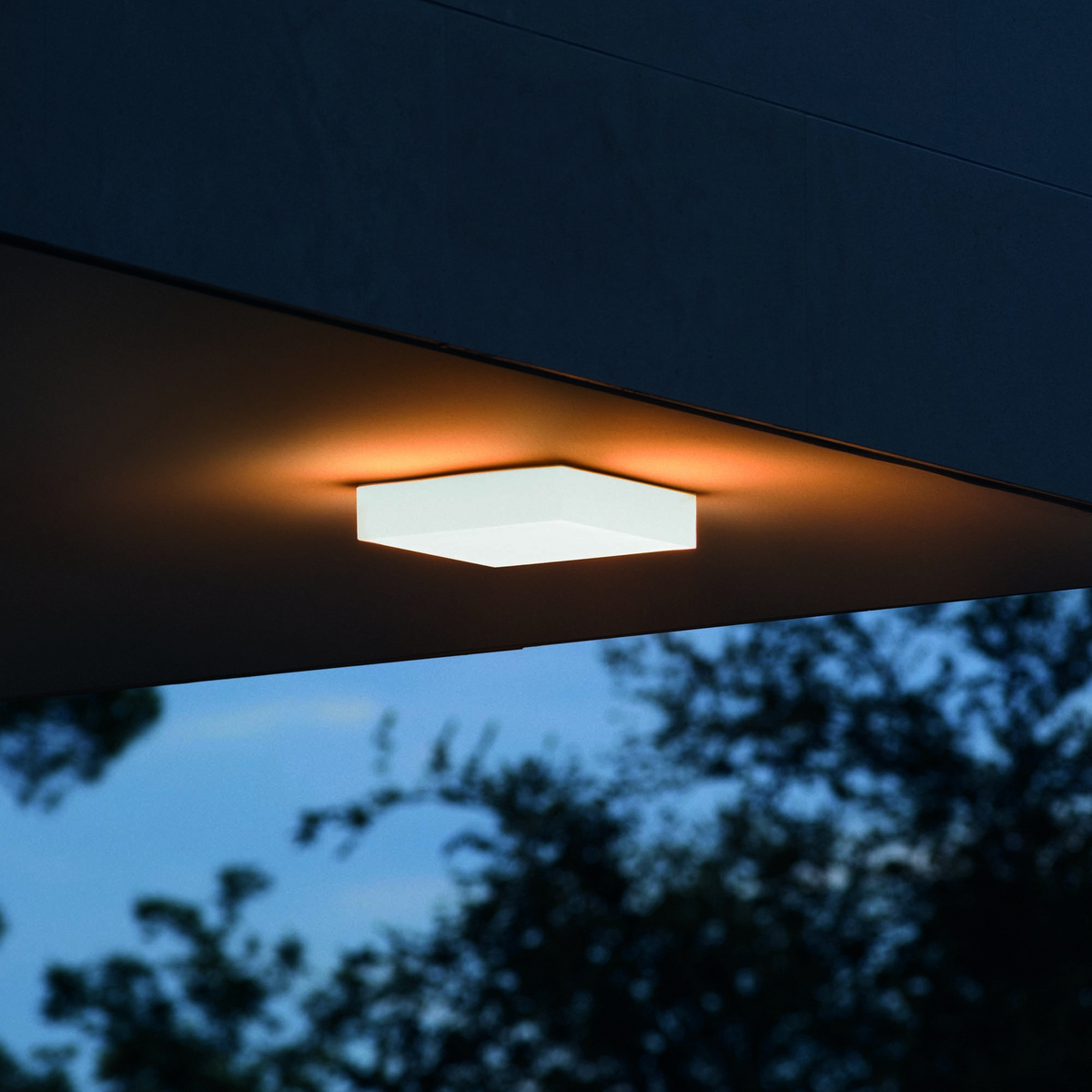 Plafonieră de exterior Ideal Lux Snow 4000K, 326245
