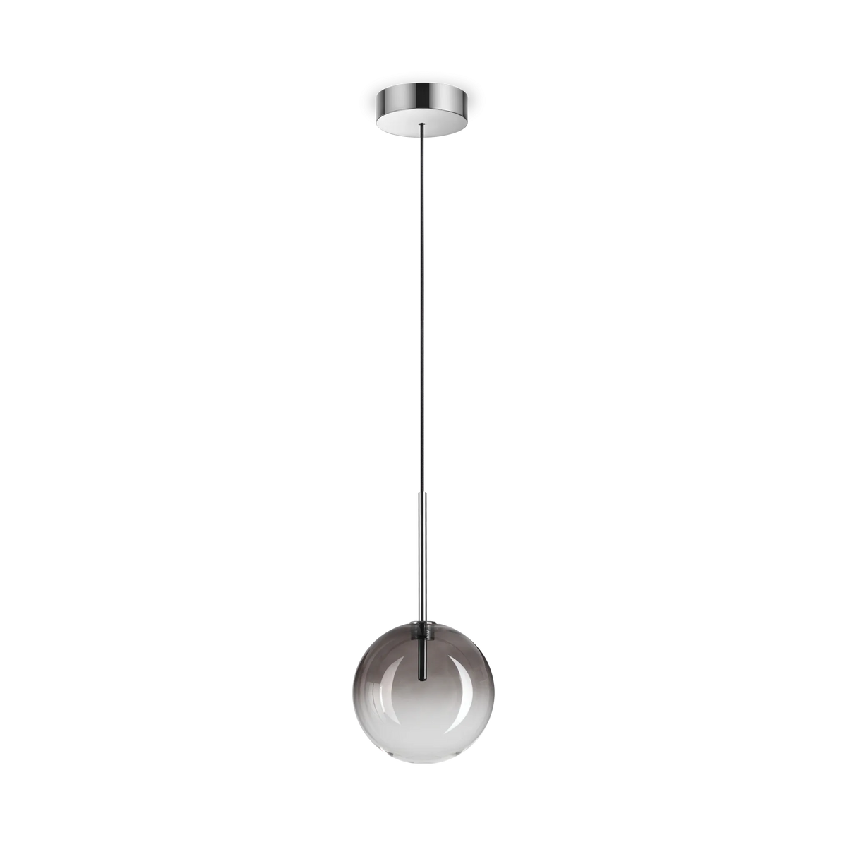 Pendul Ideal Lux Equinoxe SP1, fumuriu, degradé, Ø15 cm, 326351