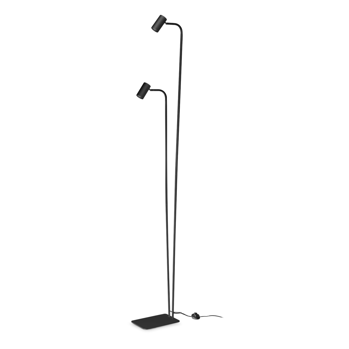 Lampadar Ideal Lux Ginger PT2, negru, 326672