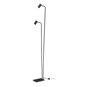 Lampadar Ideal Lux Ginger PT2, negru, 326672