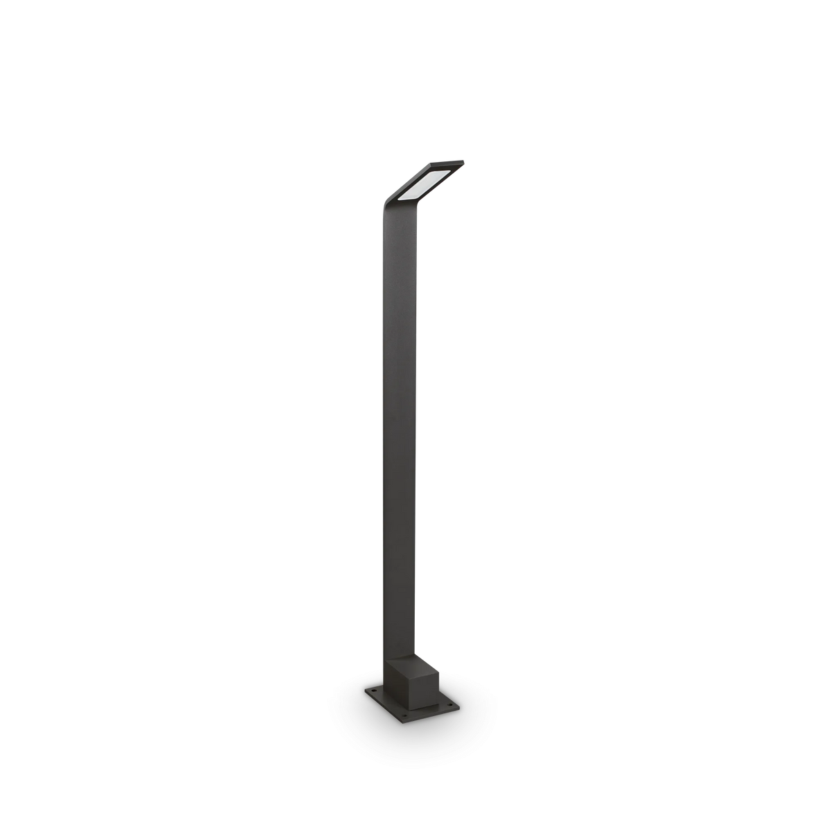 Lampă de exterior Ideal Lux Agos 4000K, negru, H80 cm, 326757