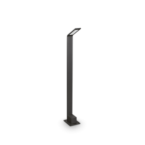 Lampă de exterior Ideal Lux Agos 3000K, negru, H80 cm, 326733