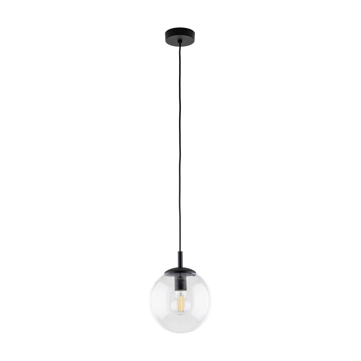 Lampă suspendată TK Lighting Esme 1 300, transparent, 3267