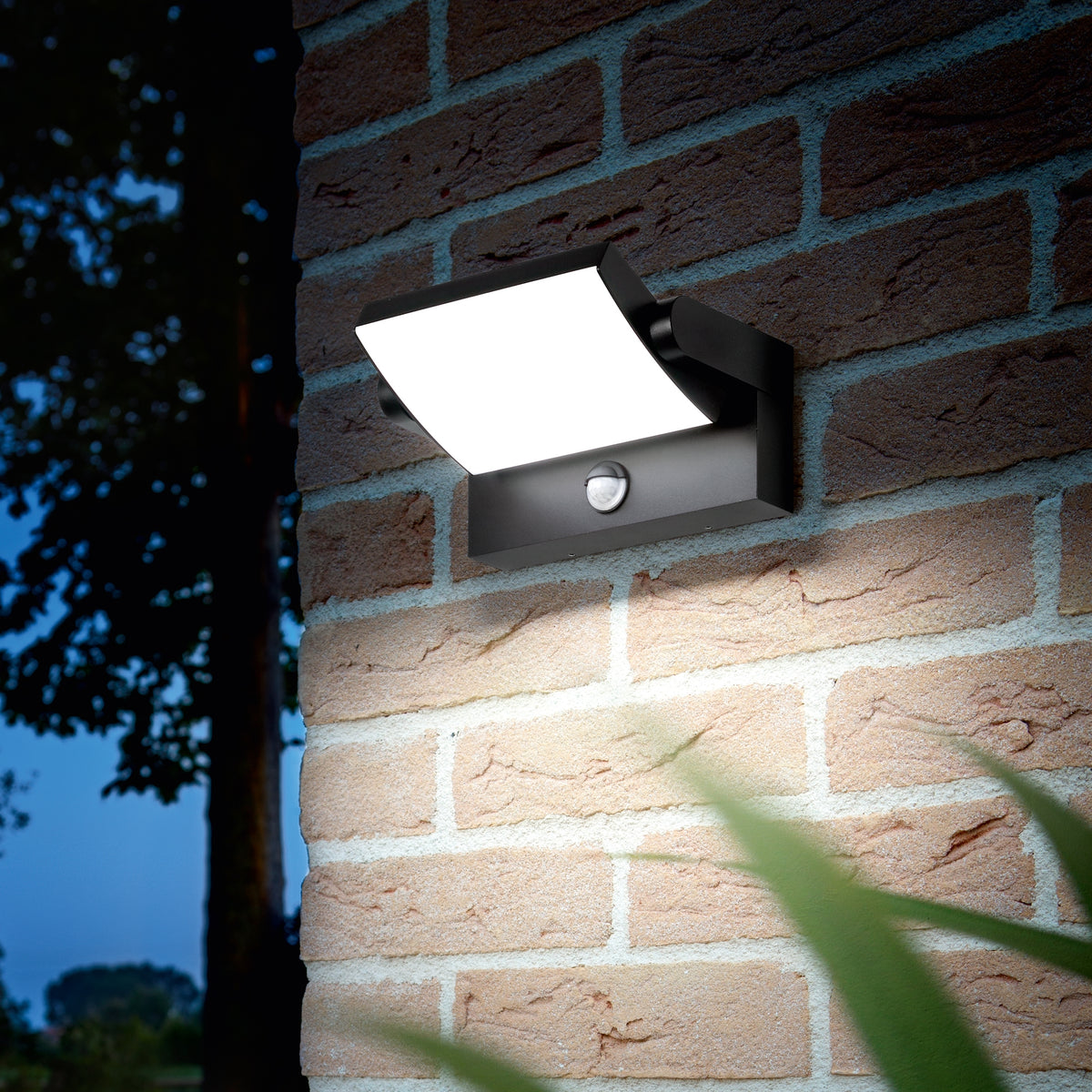 Aplică de exterior Ideal Lux Swipe Sensor, gri, 326870