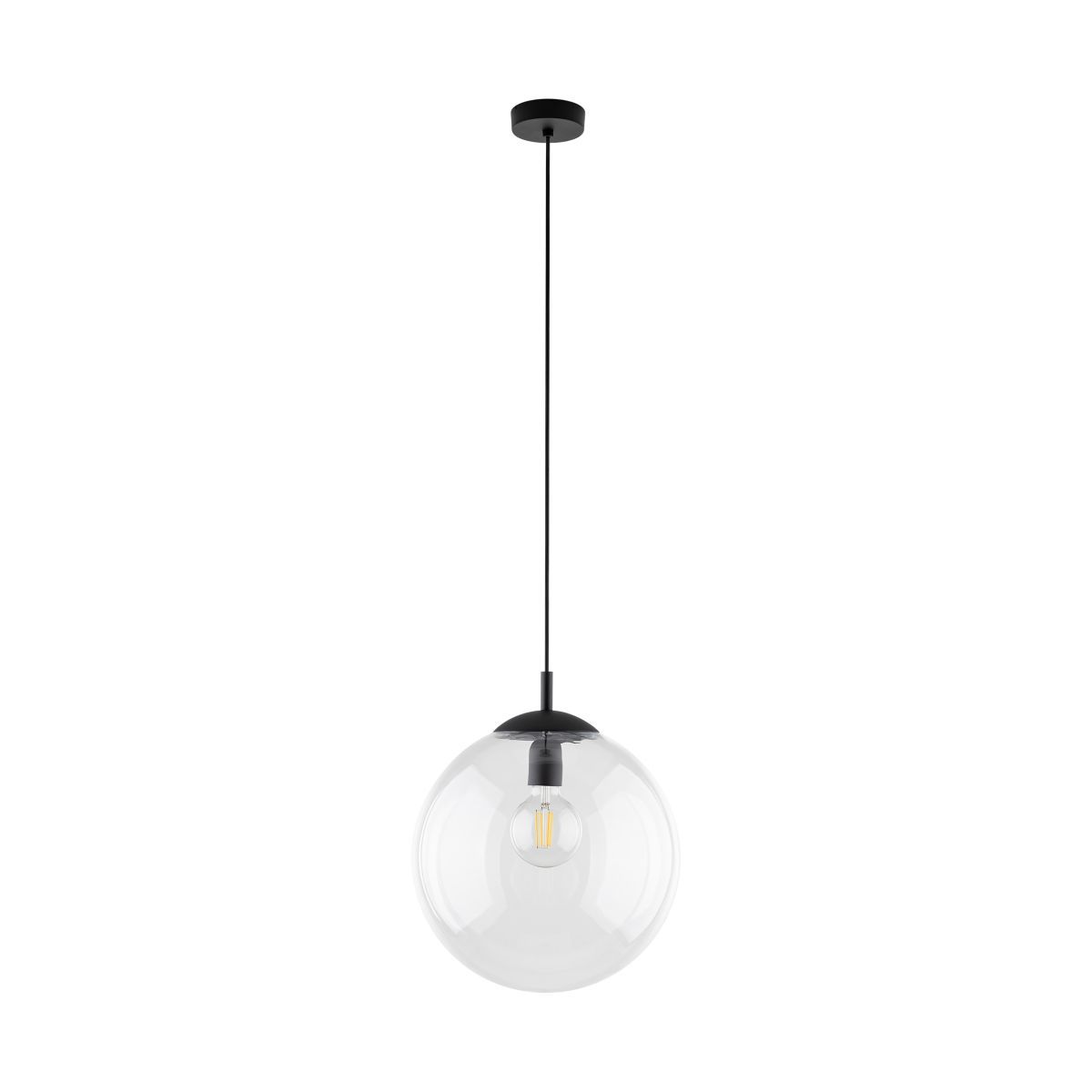 Lampă suspendată TK Lighting Esme 1 350, transparent, 3268