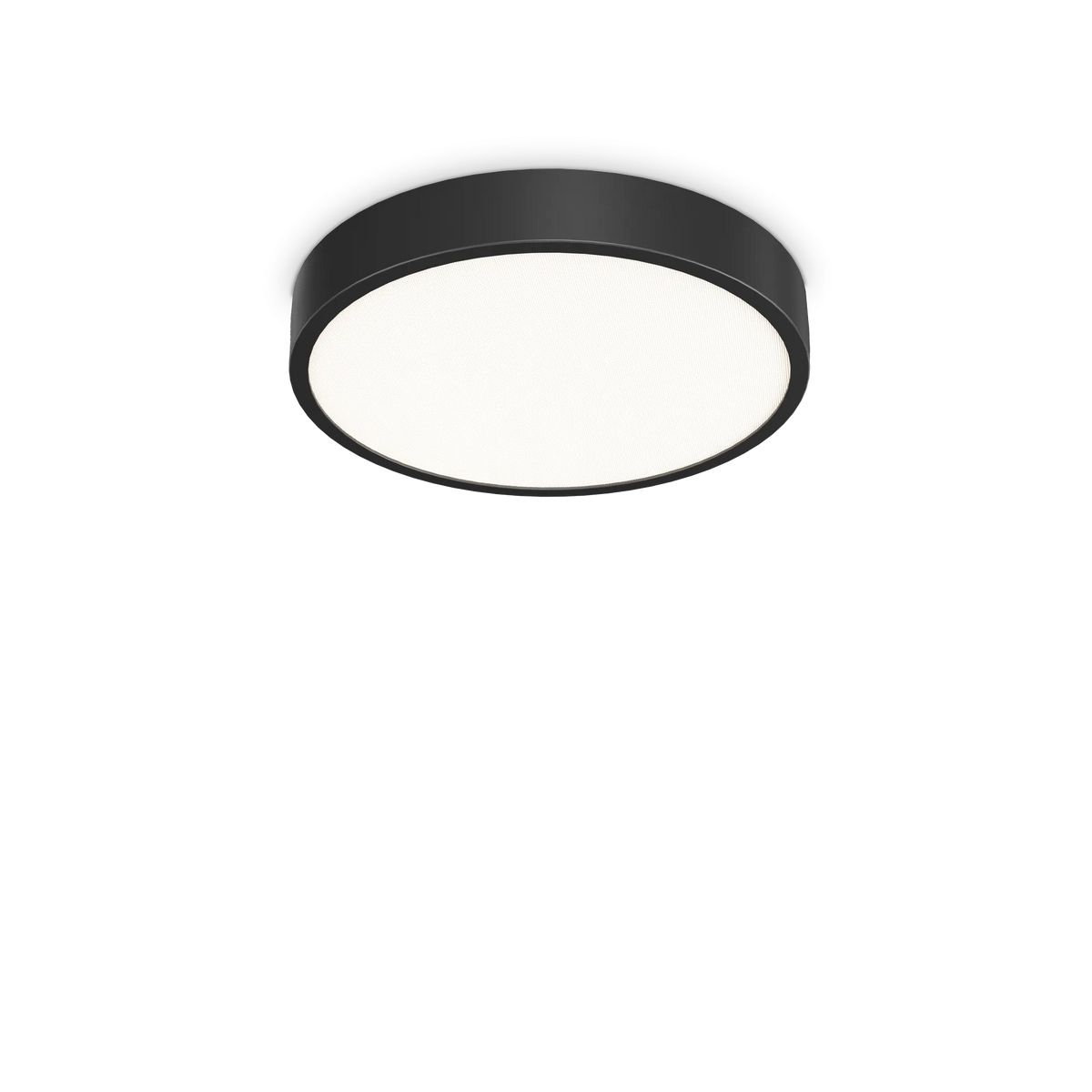 Plafonieră Ideal Lux Ray, negru, Ø40 cm, 327600