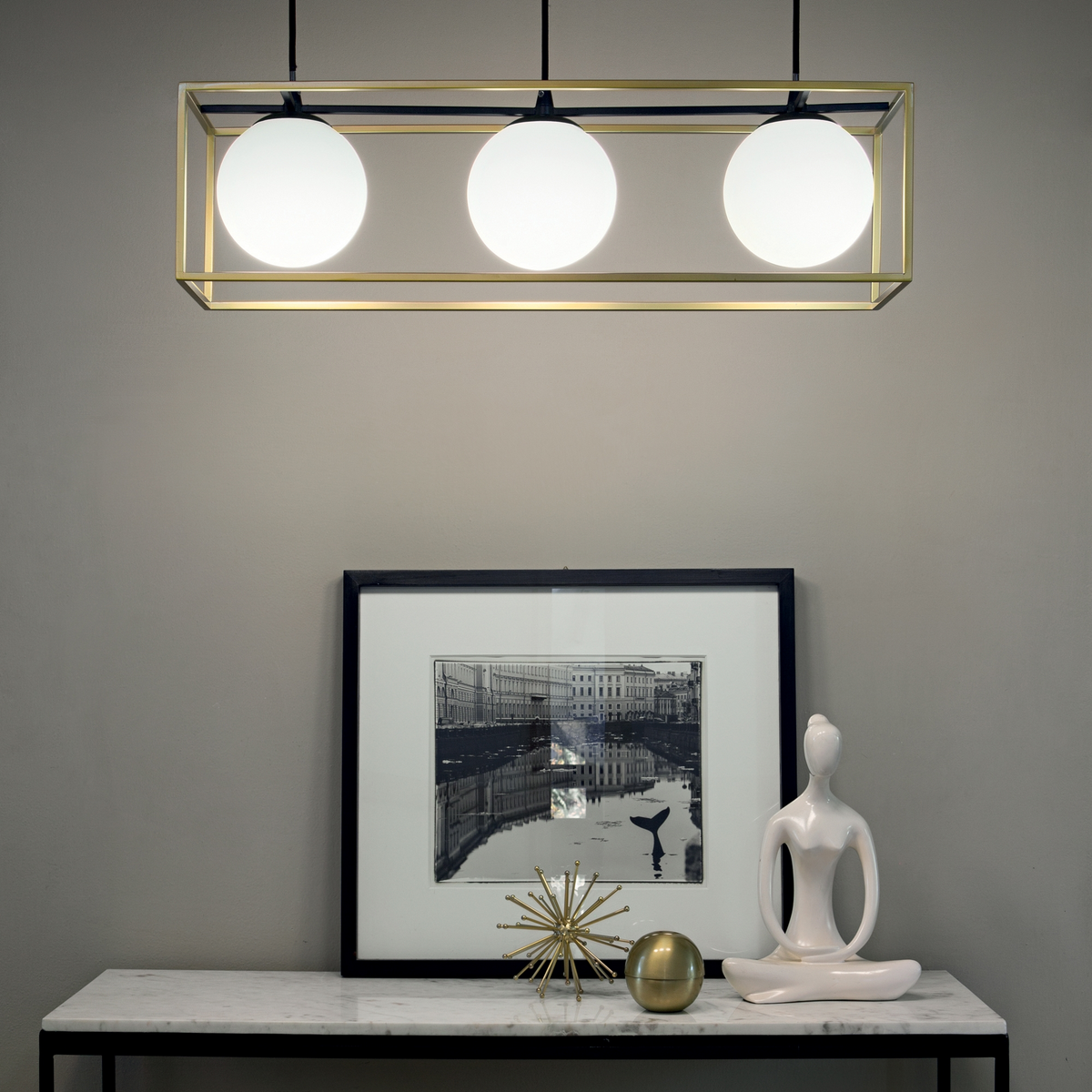 Pendul Ideal Lux Lingotto SP1, negru, 327839