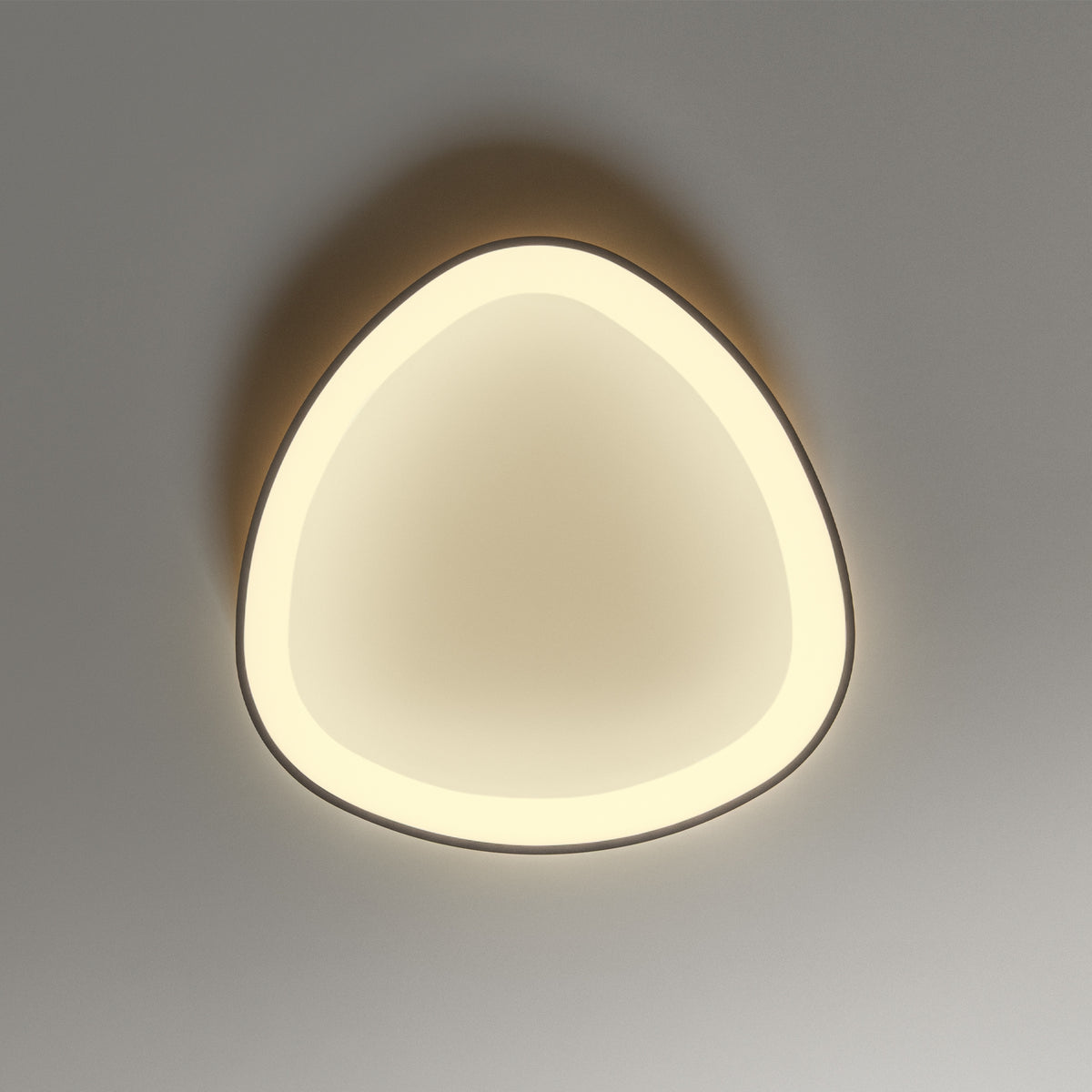 Plafonieră Ideal Lux Gemini ON-OFF 3000K, negru, Ø61 cm, 328058