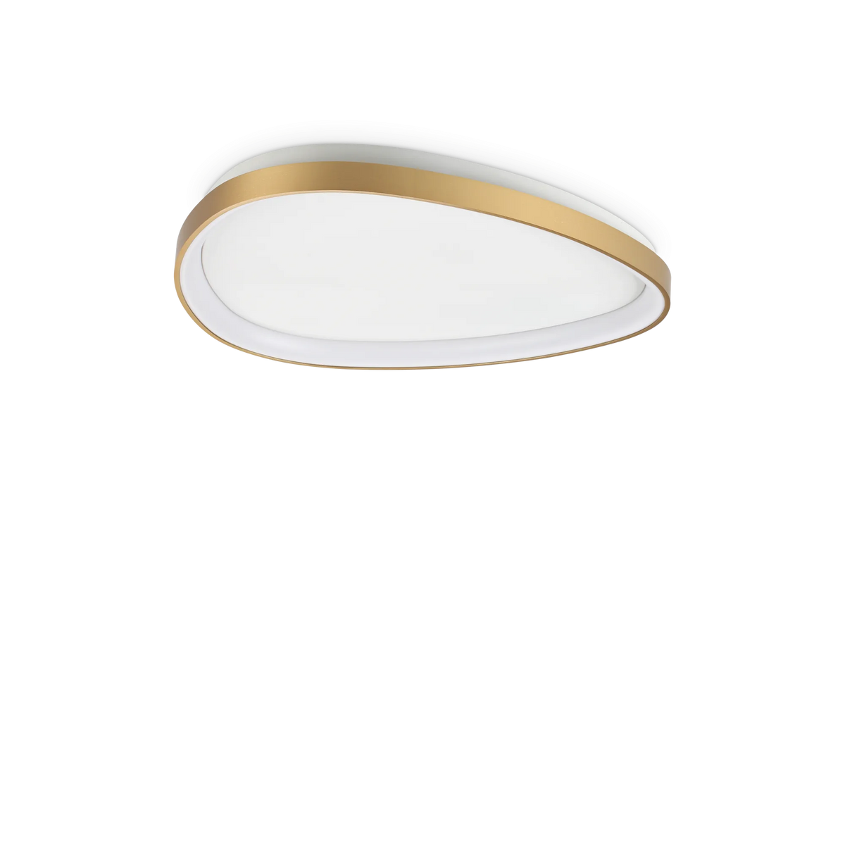 Plafonieră Ideal Lux Gemini ON-OFF 3000K, alamă, Ø61 cm, 328065