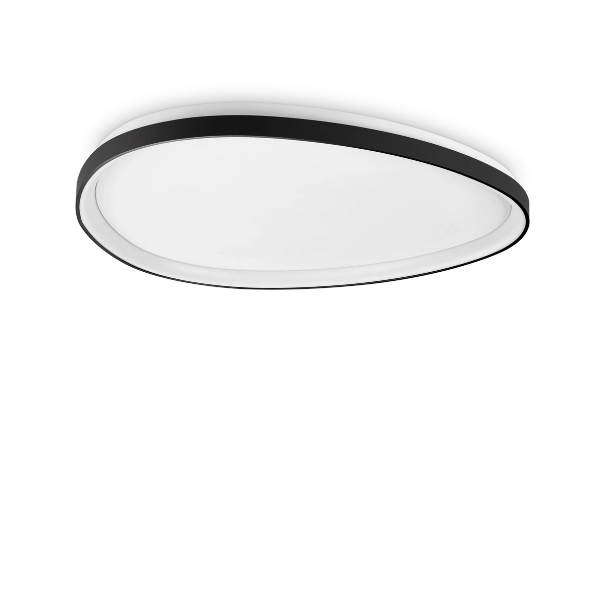 Plafonieră Ideal Lux Gemini ON-OFF 3000K, negru, Ø81 cm, 328089