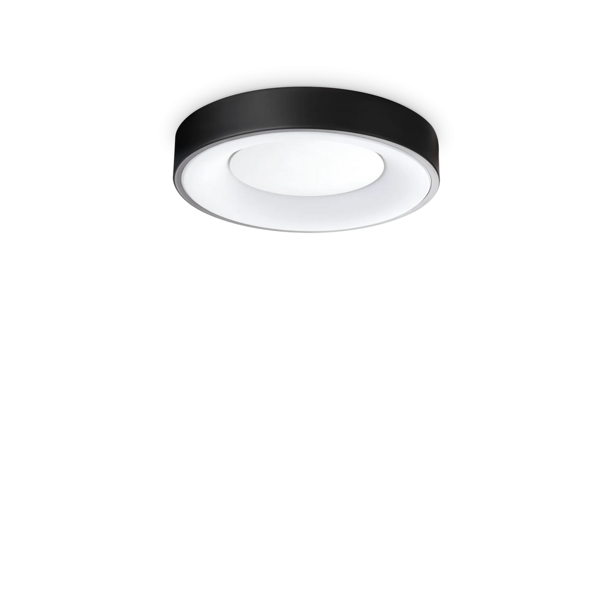 Plafonieră Ideal Lux Planet, negru, Ø30 cm, 328140