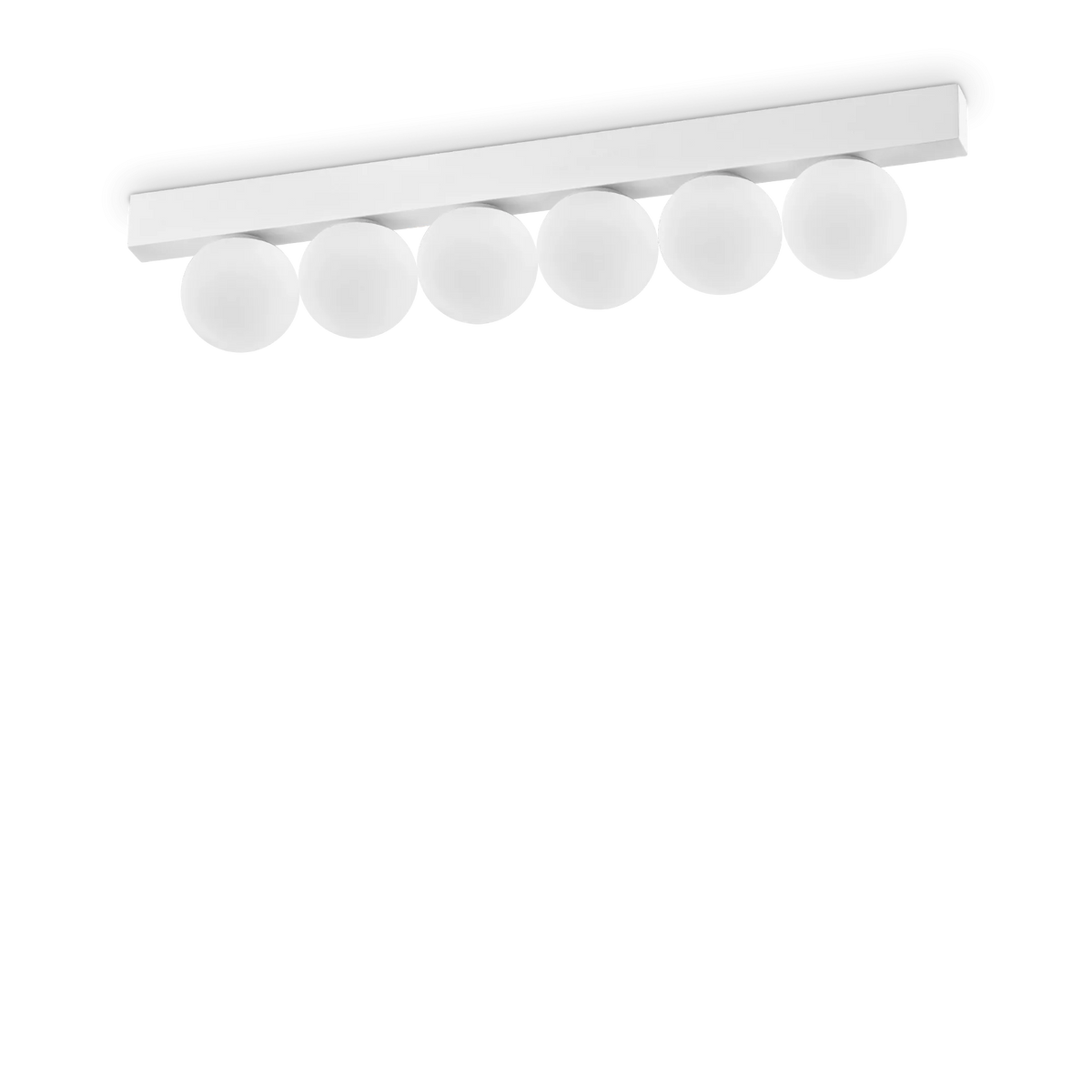 Plafonieră Ideal Lux Ping Pong PL6, alb, 328256