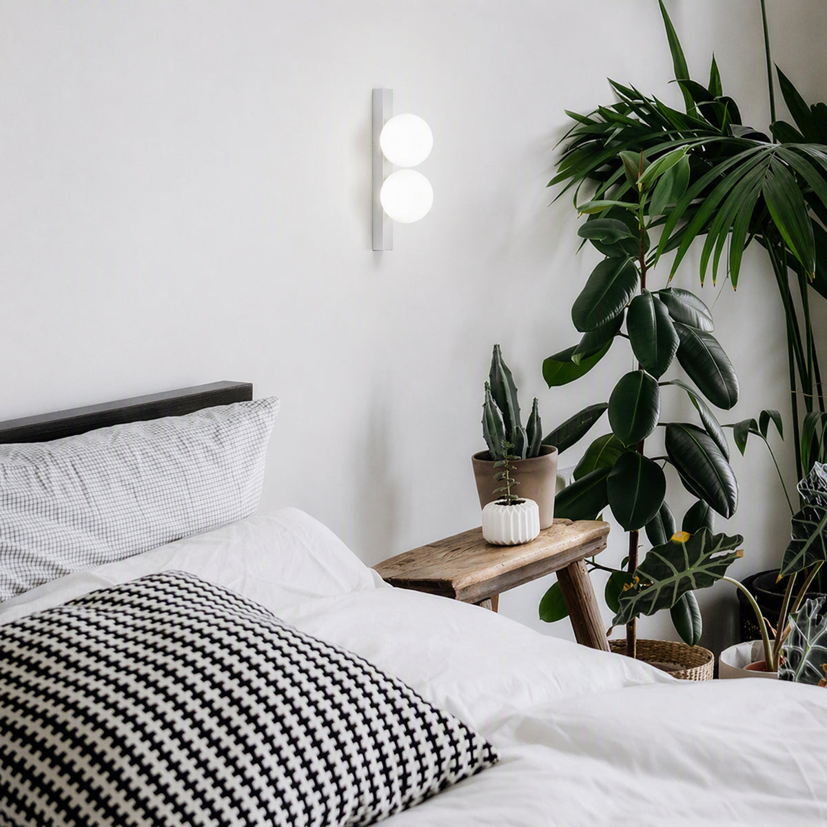 Aplică Ideal Lux Ping Pong AP2, alb, 328270