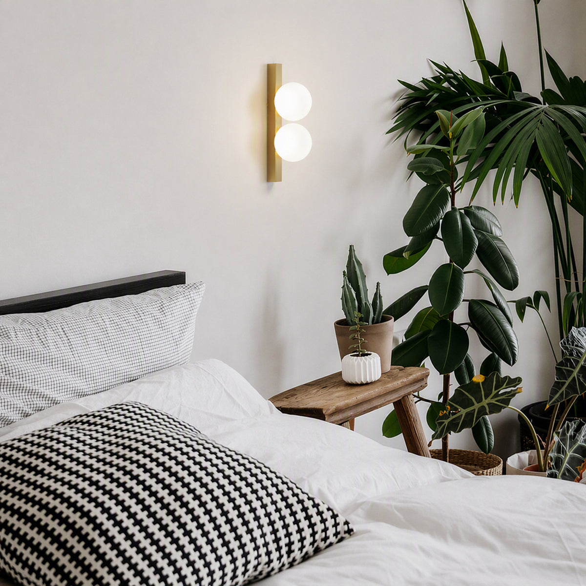 Aplică Ideal Lux Ping Pong AP2, alamă, 328287