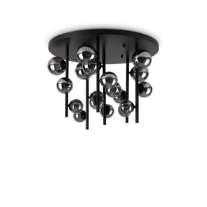 Plafonieră Ideal Lux Perlage PL18, fumuriu, 328386