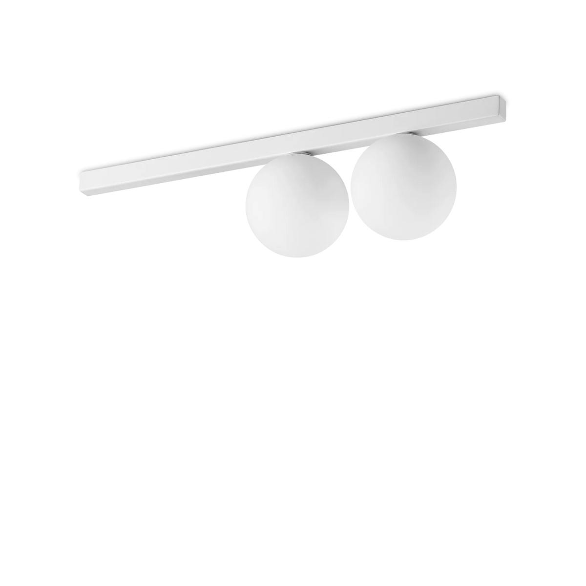 Plafonieră Ideal Lux Binomio PL2, alb, 328430