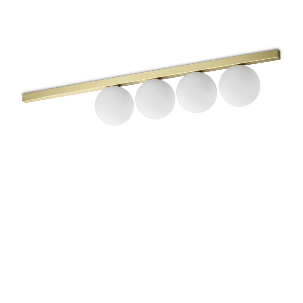 Plafonieră Ideal Lux Binomio PL4, alamă, 328461