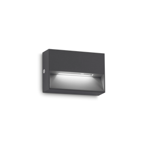 Aplică de exterior Ideal Lux Dedra Small, antracit, 328645
