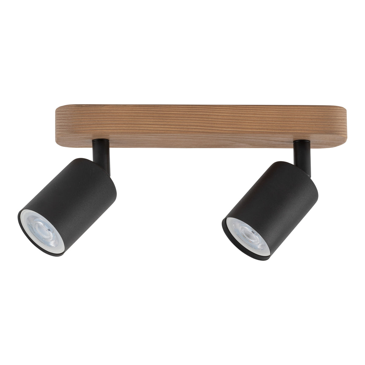 Aplică TK Lighting Top 2, lemn, negru, 2 x GU10, 3291