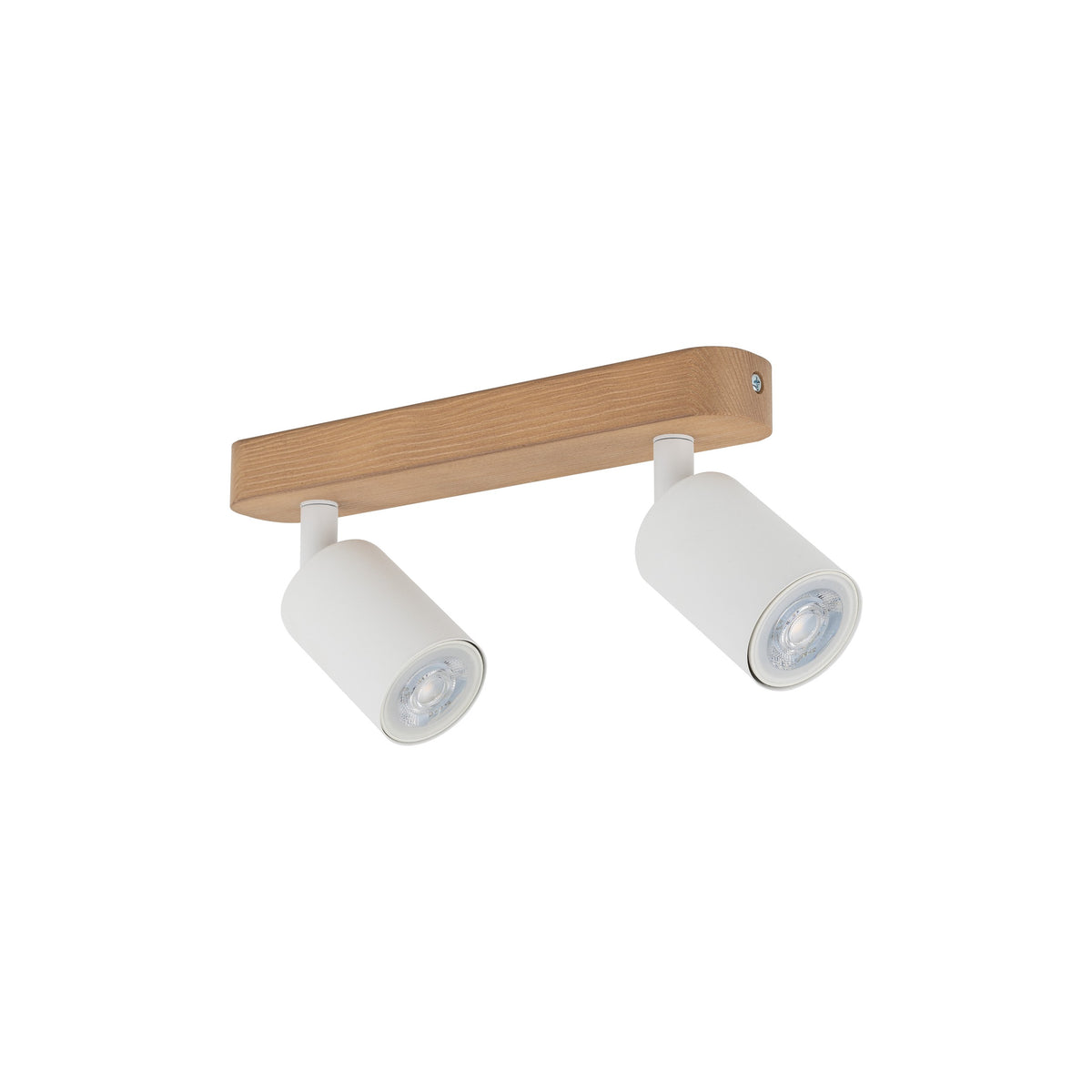 Aplică TK Lighting Top 2, lemn, alb, 2 x GU10, 3295