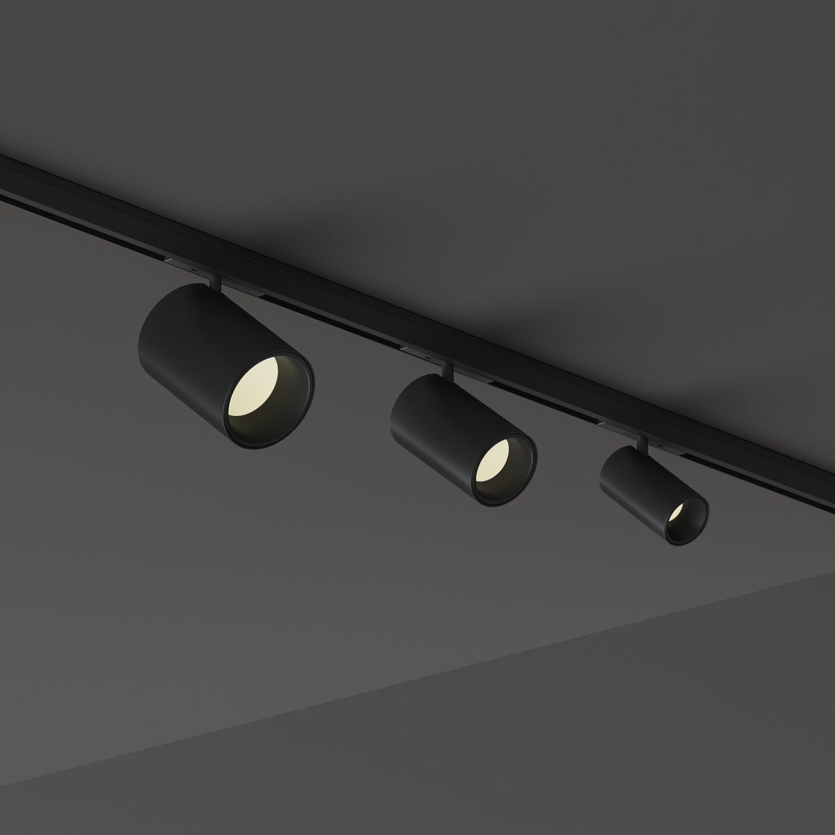 Spot pe șină Ideal Lux Deva Track 08W, negru, 332819