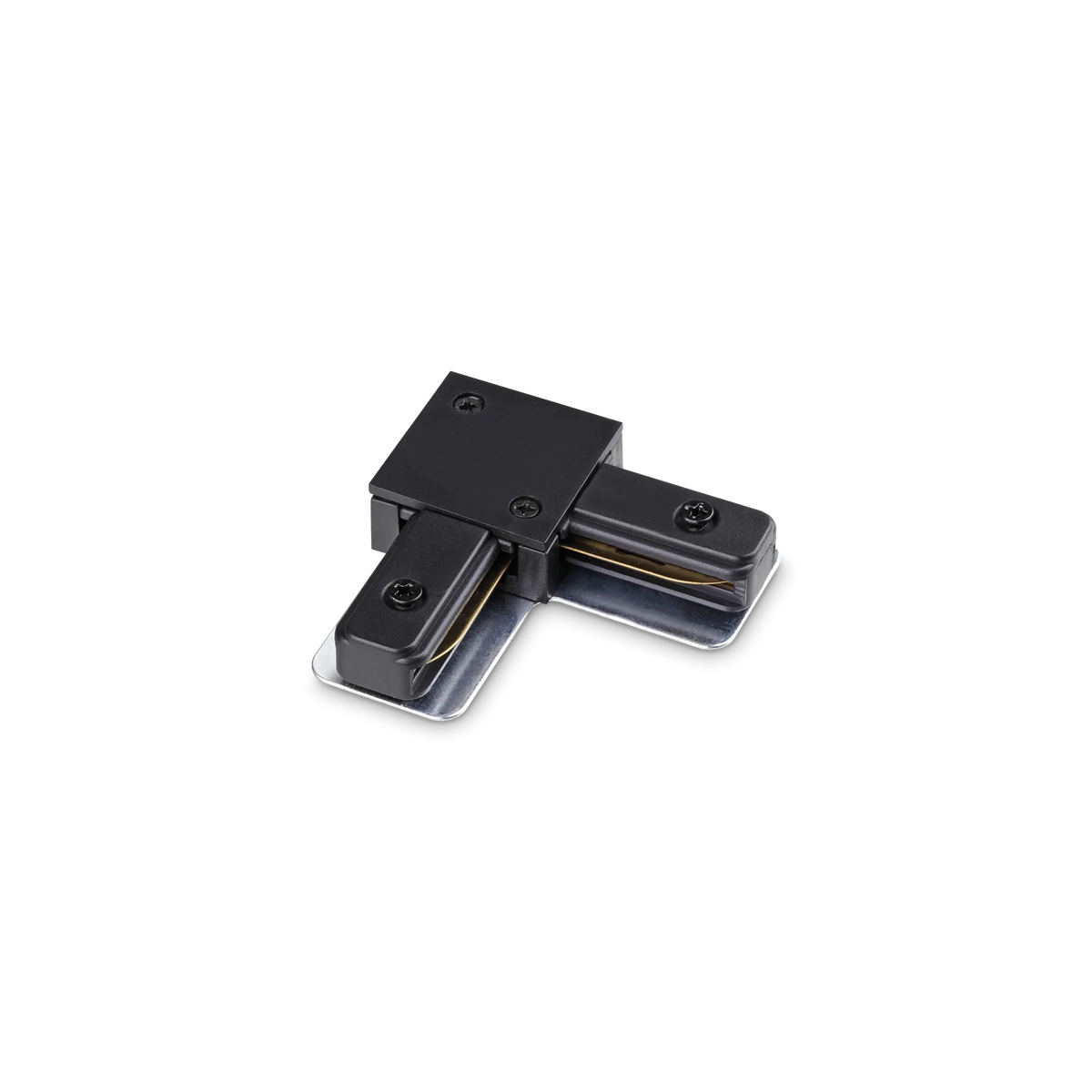 Conector Ideal Lux Link 1-PHASE Surface L-connector, negru, 337401