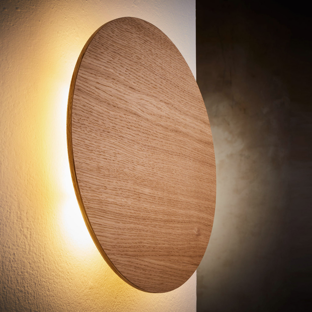 Aplică TK Lighting Luna, lemn, 30 cm, 3377