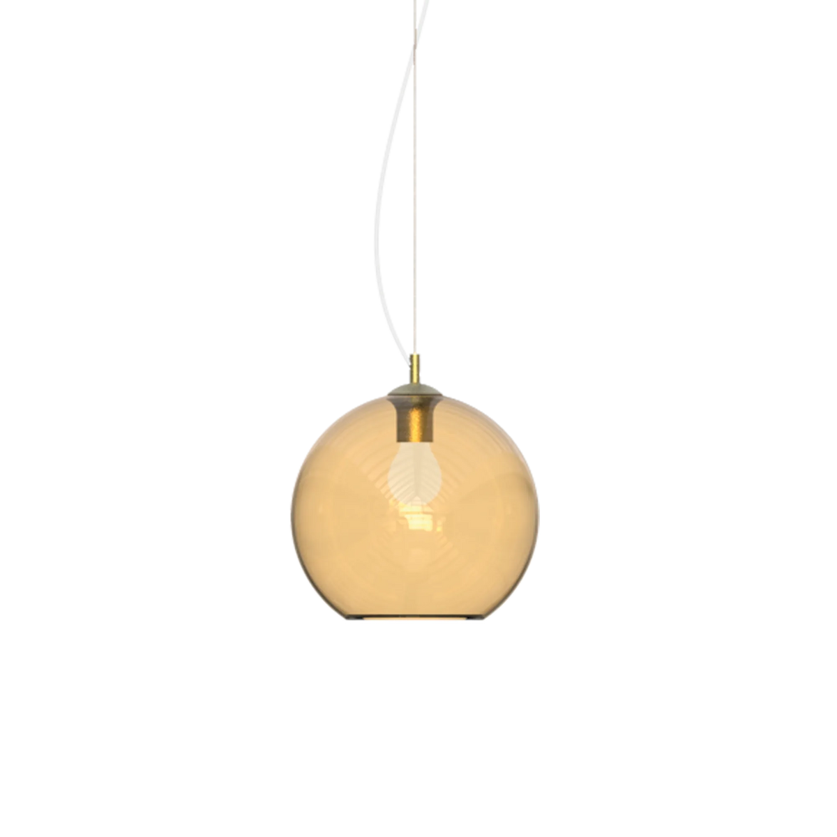 Pendul Ideal Lux Nemo SP1, chihlimbar, Ø30 cm, 339054