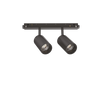 EGO TRACK DOUBLE 16W 3000K ON-OFF BK