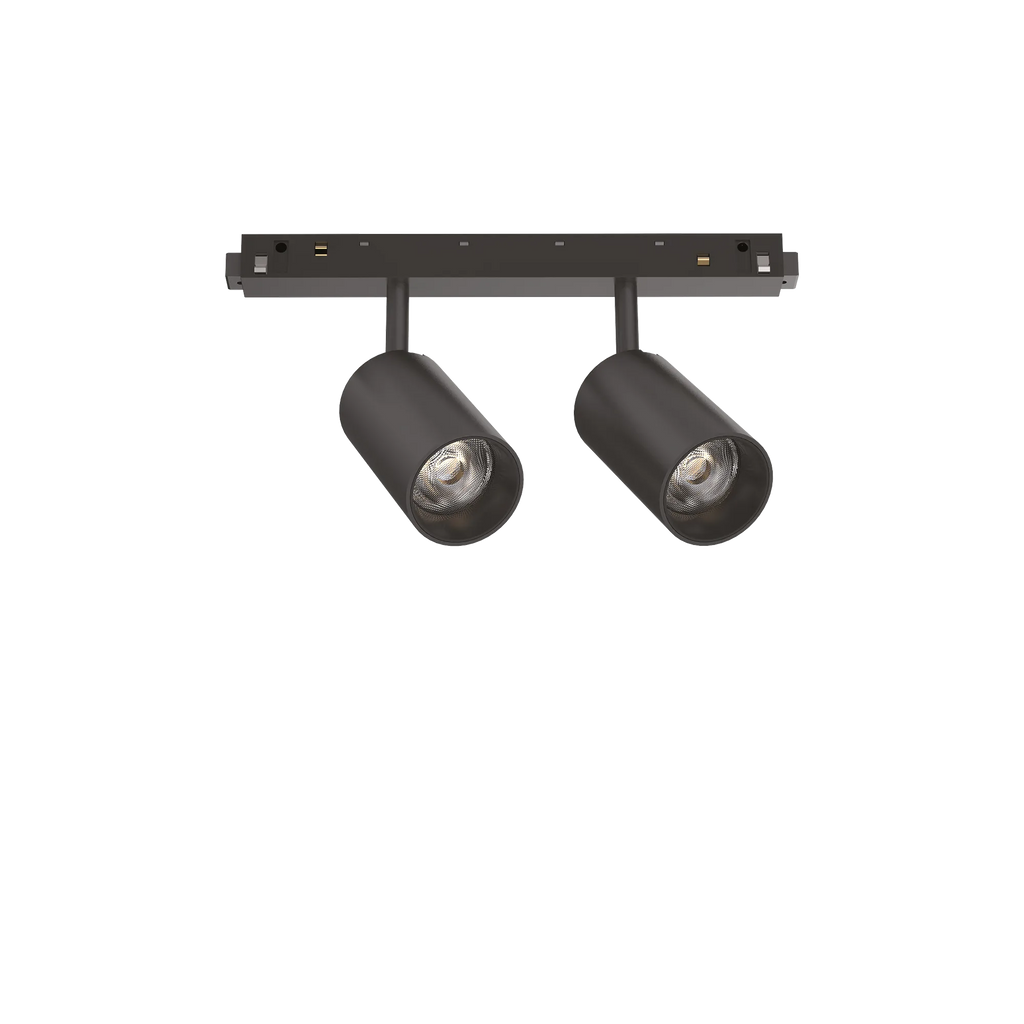 EGO TRACK DOUBLE 16W 3000K ON-OFF BK