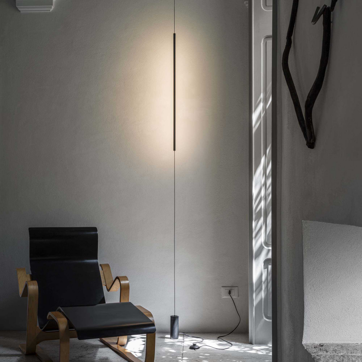 Aplică Ideal Lux Filo 3000K, negru, 301068