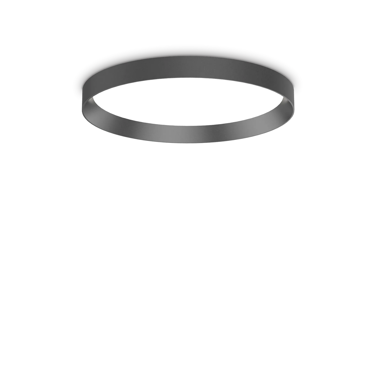 Plafonieră Ideal Lux Fly 4000K, negru, Ø45 cm, 306605