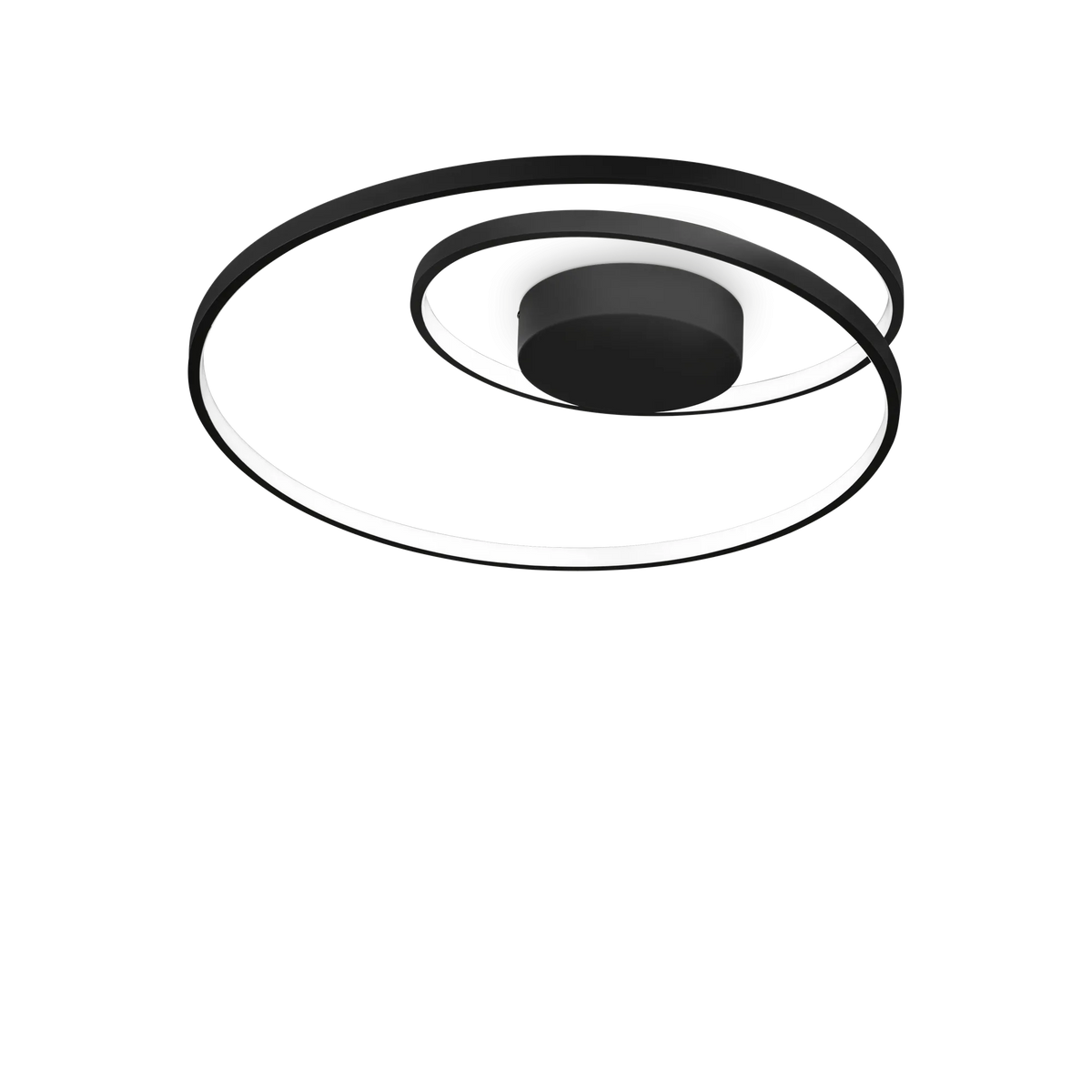Plafonieră Ideal Lux Oz ON-OFF 2700K, negru, 342290