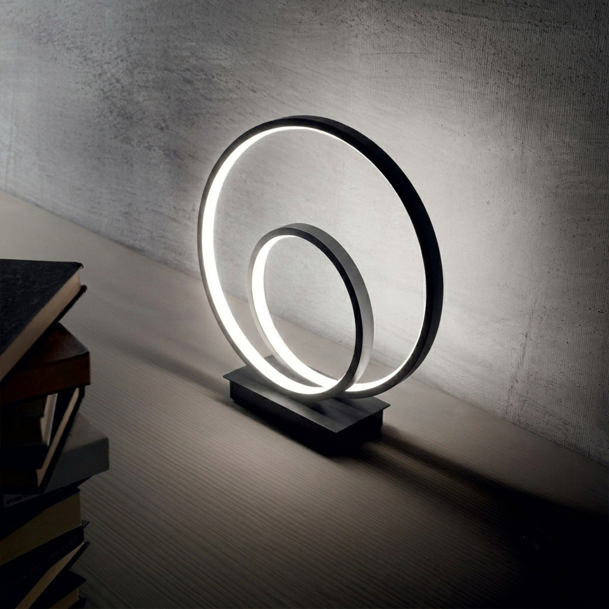 Veioză Ideal Lux Oz ON-OFF 4000K, negru, 342504