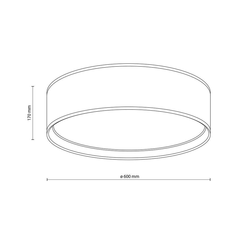 Plafoniera Bilbao WHITE/GOLD 600 3433