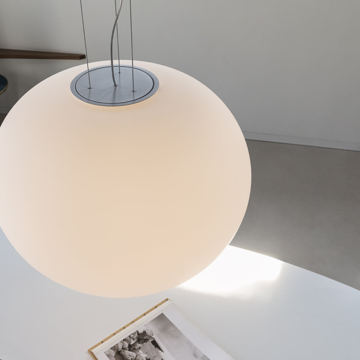 Pendul Ideal Lux Cotton SP1, Ø50 cm, 344591