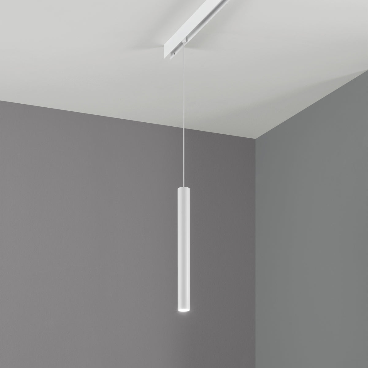 Pendul Ideal Lux Ego Pendant Tube 5.5W 3000K 1-10V, negru, 344782