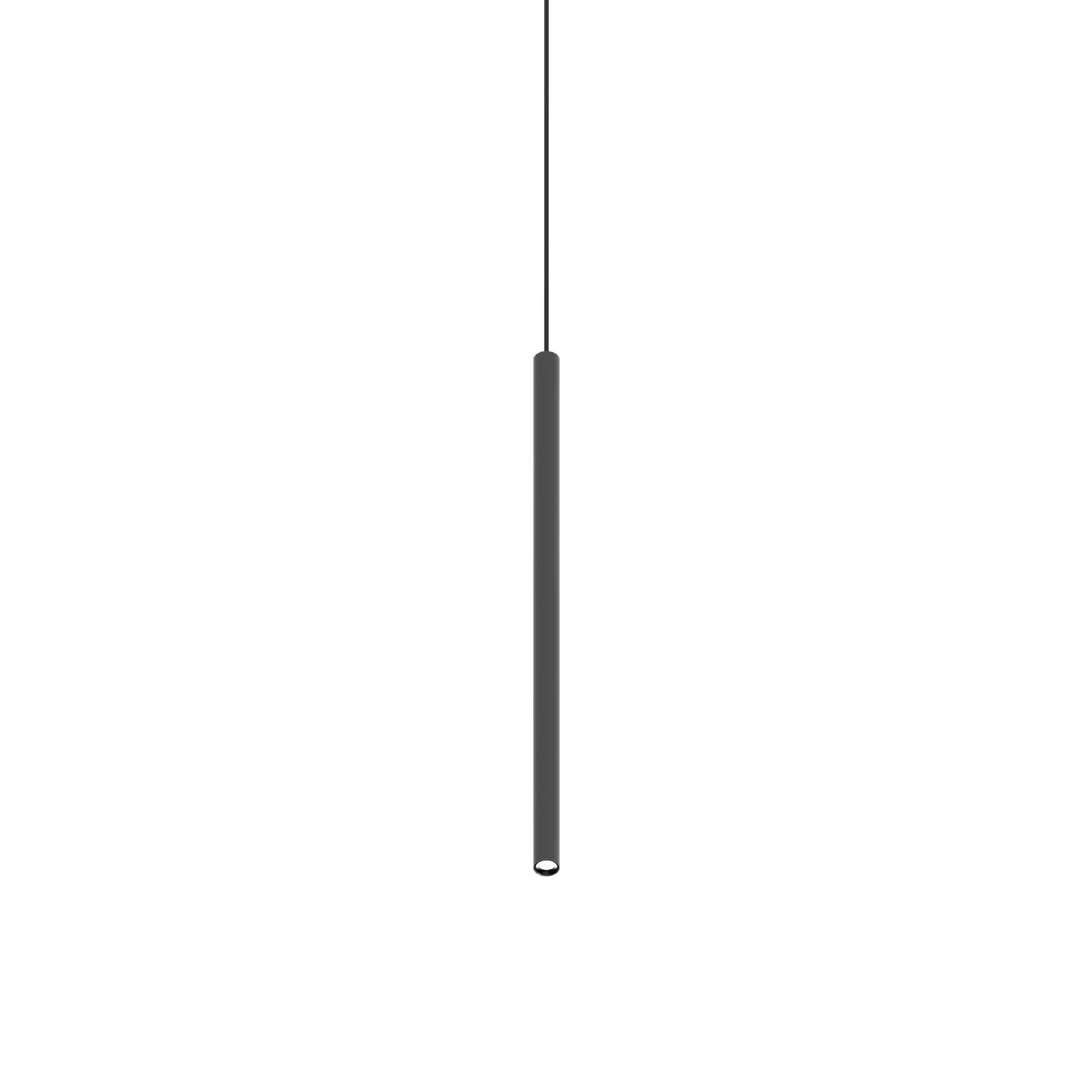 Pendul Ideal Lux Ego Pendant Tube 5.5W 3000K DALI, negru, 344799