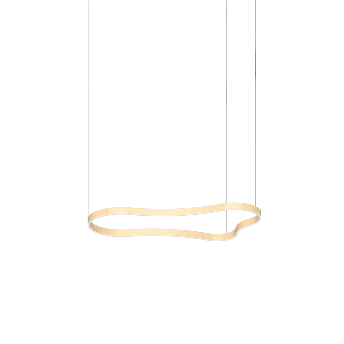 Lustră Ideal Lux Waves-2, auriu, 345253